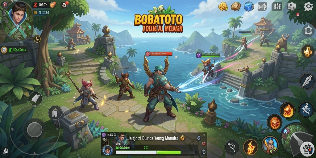Tampilan screenshot gameplay BOBATOTO di dunia terbuka yang menakjubkan.