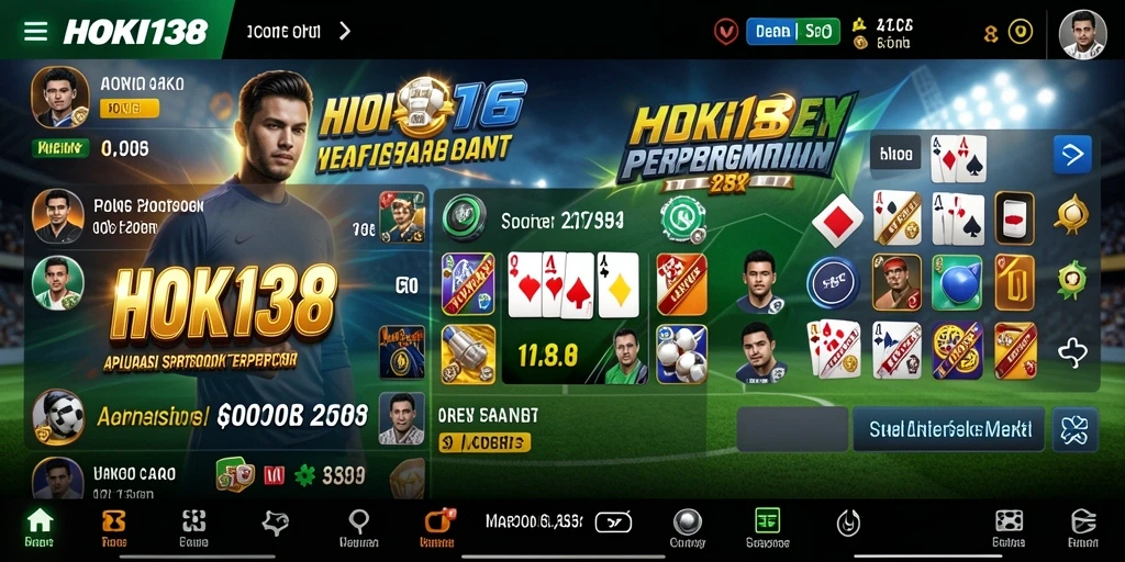 Tampilan utama HOKI138 dengan berbagai opsi taruhan sportsbook.