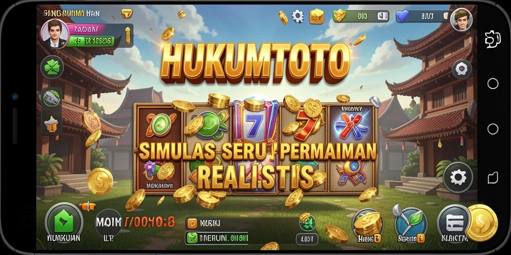 Tangkapan layar menunjukkan gameplay seru dan interaktif HUKUMTOTO.