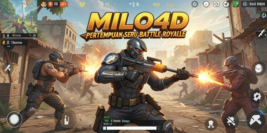 Tampilan gameplay seru dan strategi pertarungan di MILO4D.