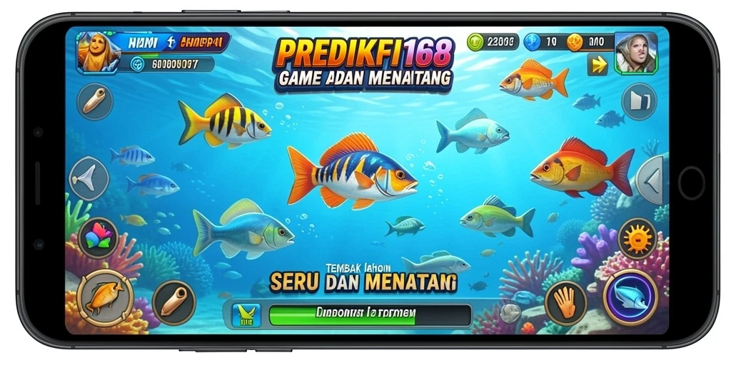 Tampilan menarik dengan gameplay Tembak Ikan yang seru.