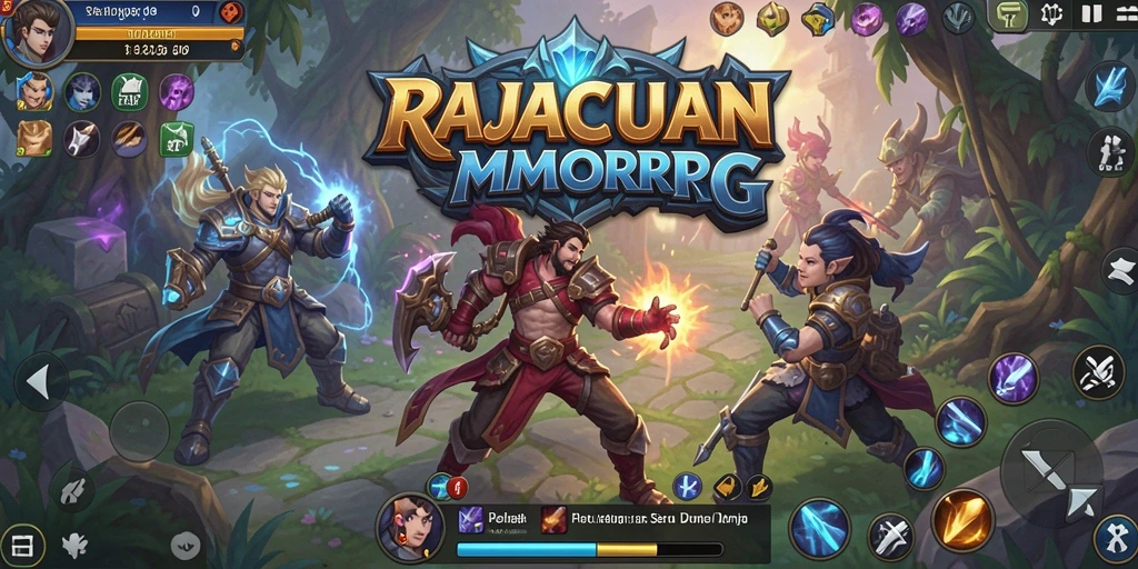 Gameplay seru RAJACUAN dengan petualangan mendebarkan dalam dunia MMORPG.