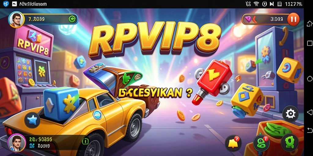 Screenshot RPVIP8 menampilkan gameplay yang penuh aksi dan kesenangan.