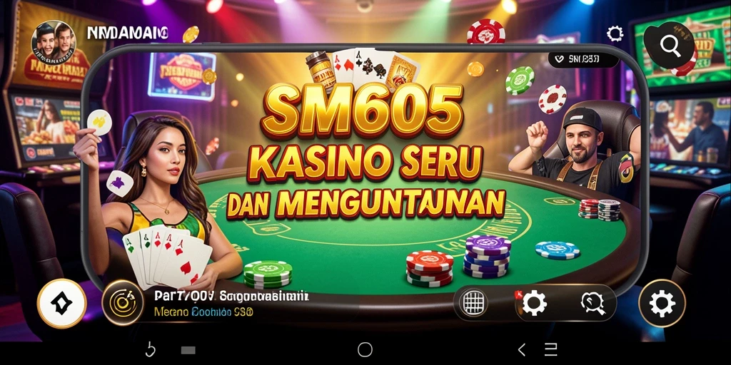 Gambaran menarik gameplay Kasino SM605 dengan grafis yang mengesankan.