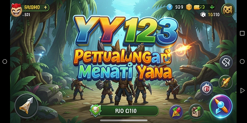 Tampilan screenshot YY123 yang menampilkan aksi seru dalam petualangan.